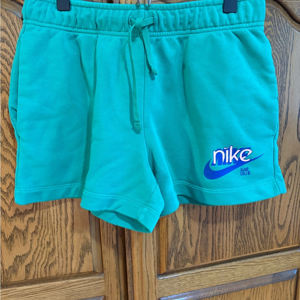 Nike Women's Kelly Green Athletic Shorts